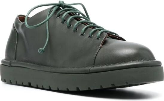 Marsèll lace-up leather sneakers Green