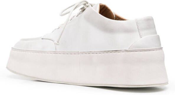 Marsèll lace-up platform derby shoes White