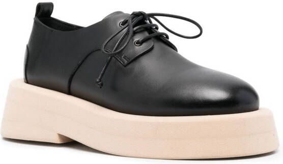 Marsèll lace-up platform shoes Black