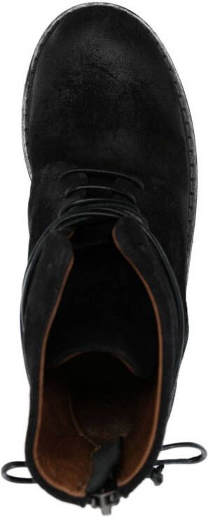 Marsèll lace-up suede boots Black