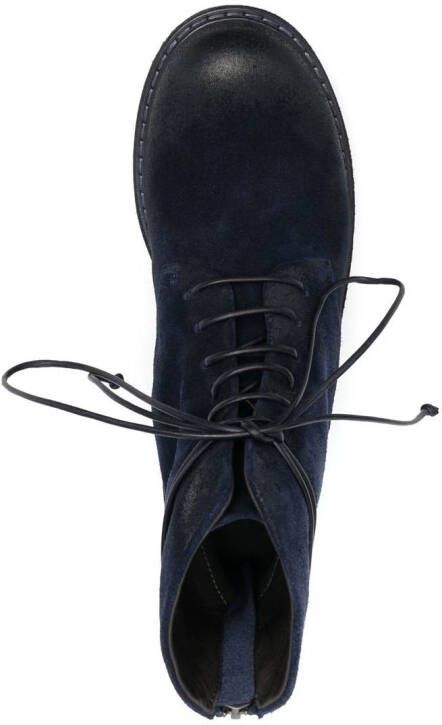 Marsèll lace-up suede boots Blue
