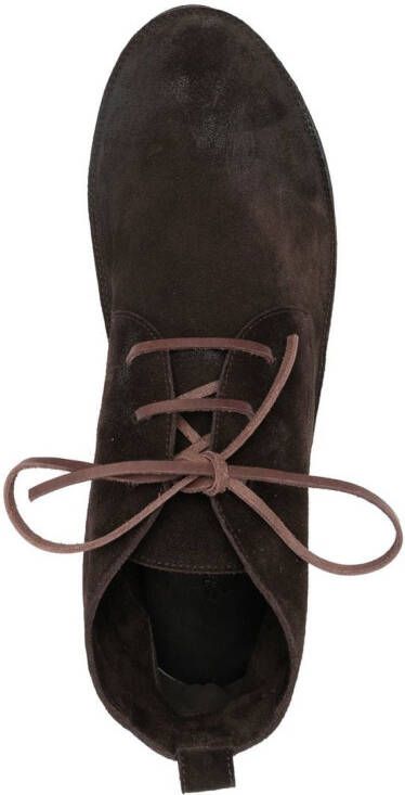 Marsèll lace-up suede boots Brown