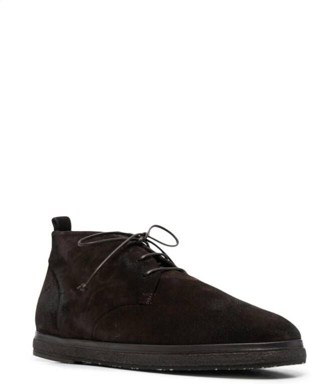 Marsèll lace-up suede boots Brown