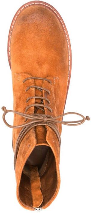 Marsèll lace-up suede boots Orange
