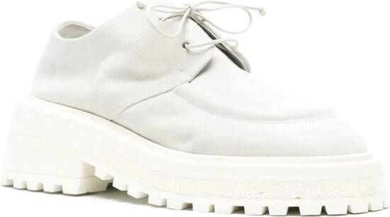 Marsèll lace-up suede brogue shoes Grey