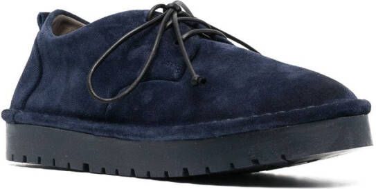 Marsèll lace-up suede oxford shoes Blue