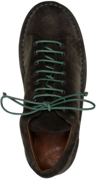 Marsèll lace-up suede oxford shoes Green