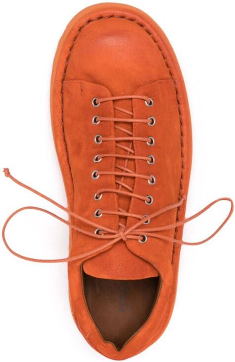 Marsèll lace-up suede sneakers Orange