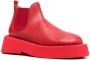 Marsèll leather ankle boots Red - Thumbnail 2