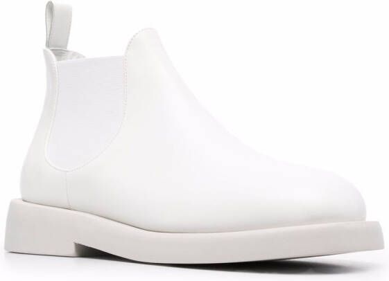 Marsèll leather ankle boots White