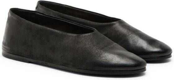 Marsèll leather ballerina shoes Black
