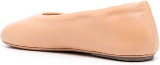Marsèll leather ballerina shoes Neutrals