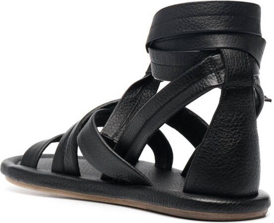 Marsèll leather gladiator sandals Black