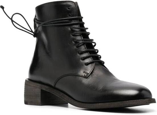 Marsèll leather lace-up boots Black