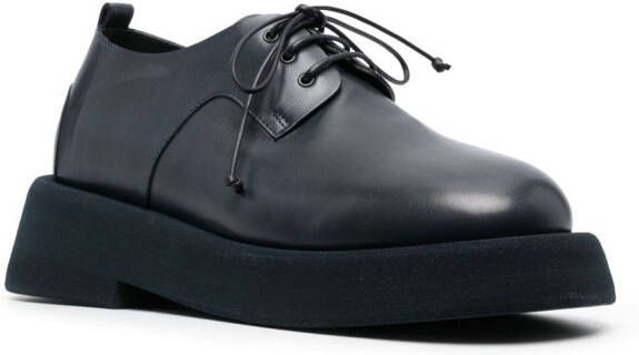 Marsèll leather lace-up derby shoes Blue