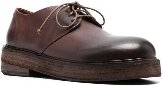 Marsèll leather lace-up derby shoes Brown
