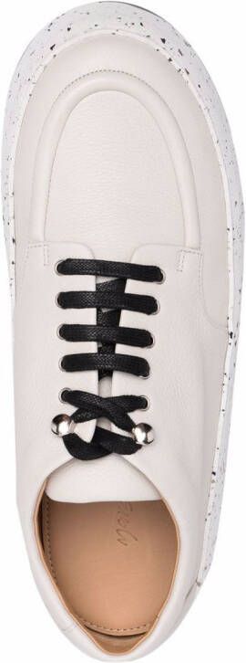 Marsèll leather lace-up derby shoes White