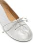 Marsèll metallic leather ballerina shoes Silver - Thumbnail 3