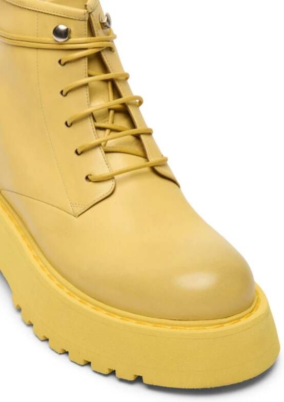 Marsèll Micarro leather ankle boots Yellow