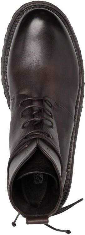 Marsèll military-style lace-up boots Brown