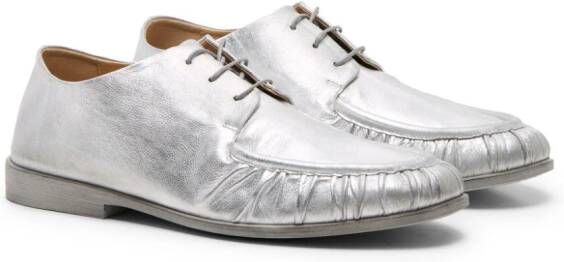 Marsèll Mocassino leather Derby shoes Silver