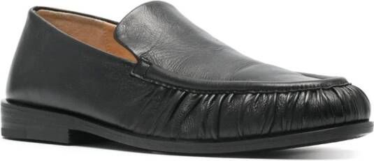 Marsèll Mocassino leather loafers Black