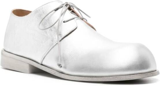 Marsèll Muso leather derby shoes Silver