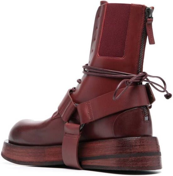 Marsèll Musona 40mm ankle boots Red