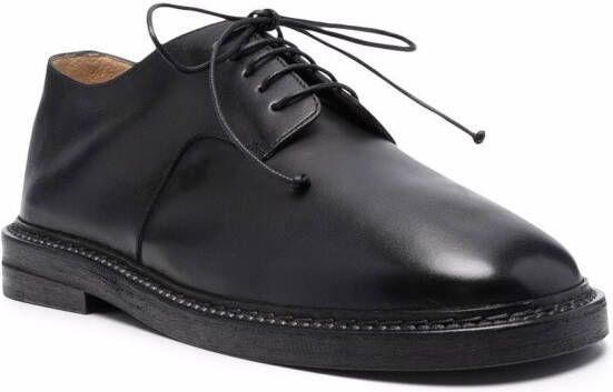 Marsèll nasello leather derby shoes Black