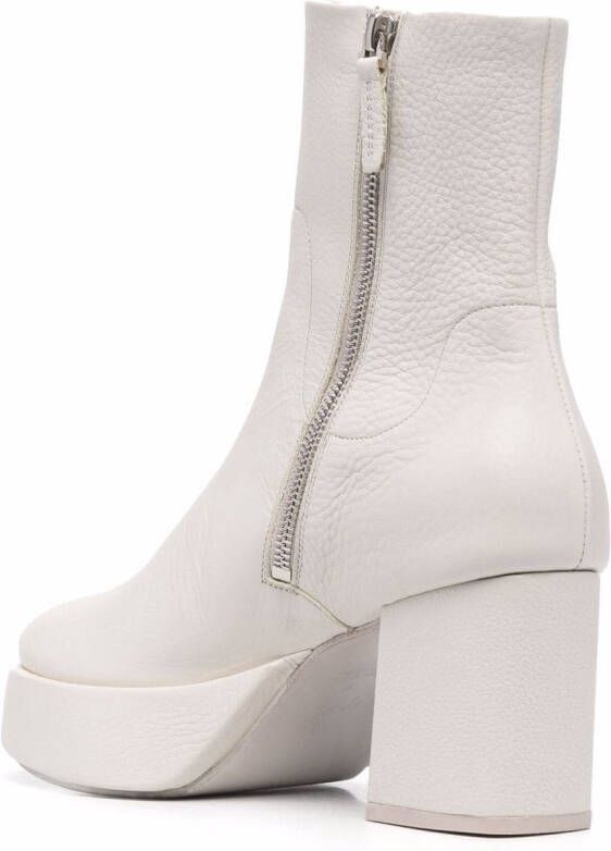 Marsèll open toe 95mm ankle boots Neutrals