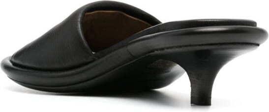 Marsèll open-toe leather mules Black