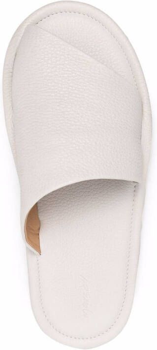 Marsèll open-toe leather slides White