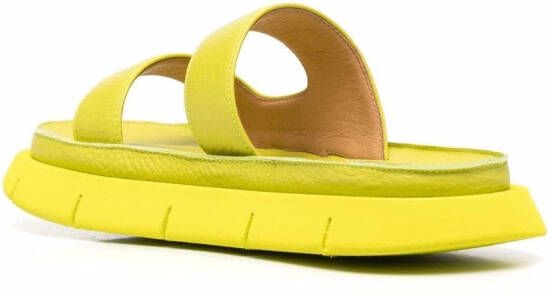 Marsèll open-toe strap slides Green