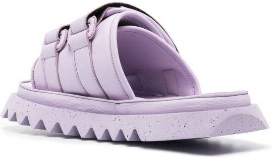 Marsèll open-toe touch-strap slides Purple