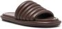 Marsèll padded leather slides Brown - Thumbnail 2