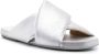 Marsèll padded leather slides Silver - Thumbnail 2