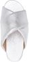 Marsèll padded leather slides Silver - Thumbnail 4