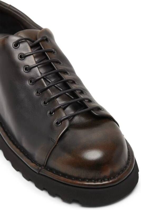 Marsèll Pallotola Pomice leather derby shoes Brown