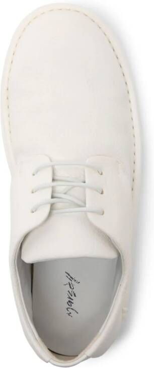Marsèll Pallottola Pomice leather Derby shoes White