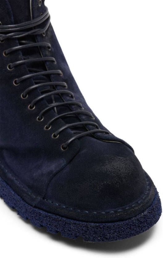 Marsèll Pallottola Pomice suede boots Blue