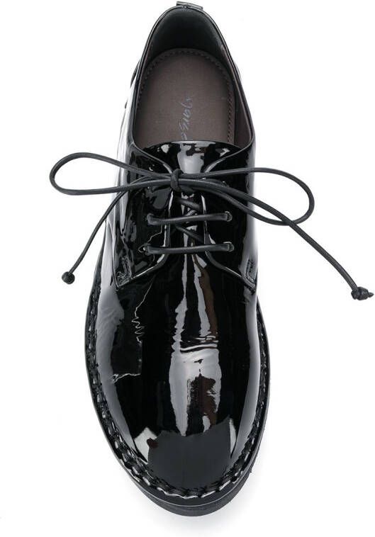 Marsèll patent effect shoes Black