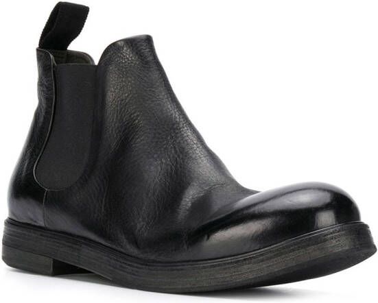 Marsèll pebbled chelsea boots Black