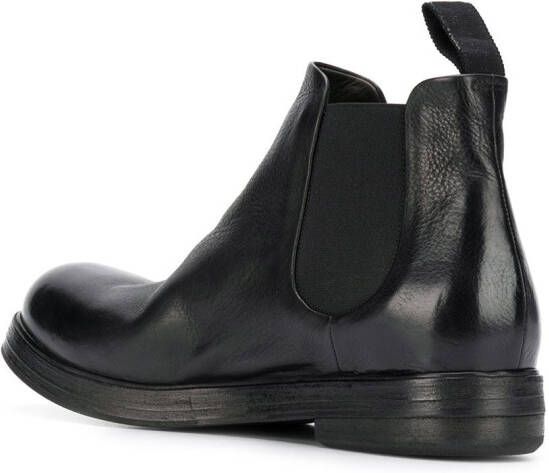 Marsèll pebbled chelsea boots Black