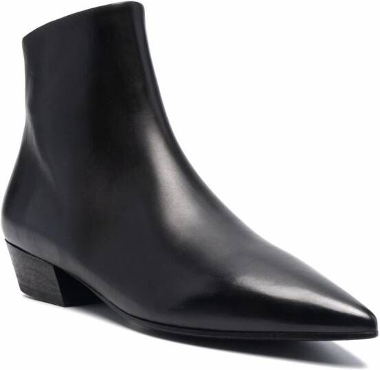 Marsèll pointed toe ankle boots Black