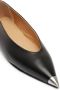 Marsèll pointed-toe leather ballerina shoes Black - Thumbnail 4