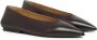 Marsèll pointed-toe leather ballerina shoes Brown - Thumbnail 2