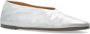 Marsèll pointed-toe leather ballerina shoes Silver - Thumbnail 2