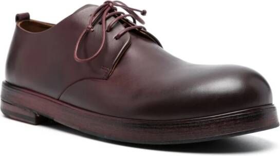 Marsèll polished-finish lace-up brogues Red