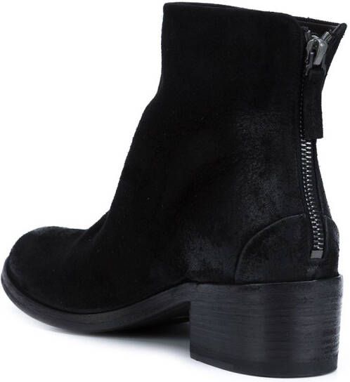 Marsèll rear zip ankle boots Black
