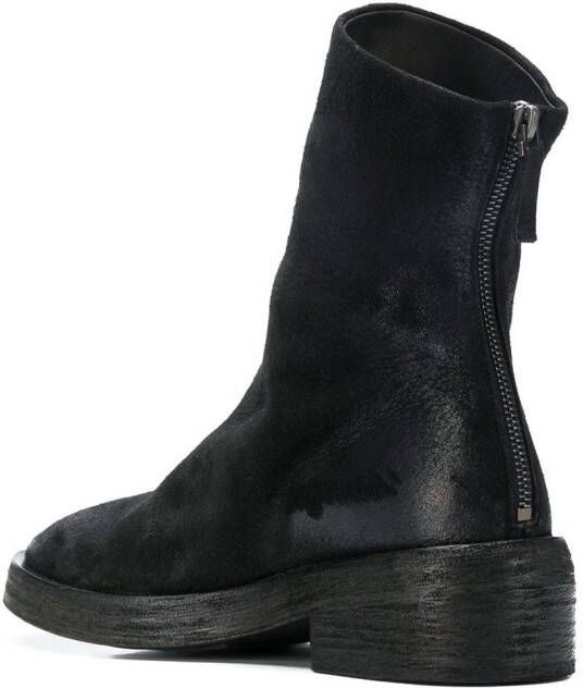 Marsèll rear-zip fitted boots Black